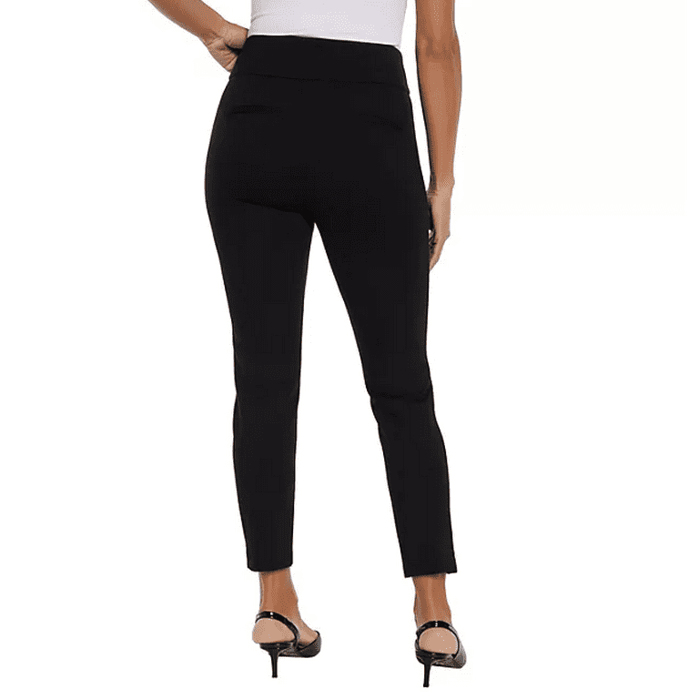 Express Women's Ponte Pant (Black, Medium)