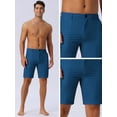 thumbnail image 4 of DARING DIVA Men's Casual Lightweight Flat Front Board Shorts 34 Blue, 4 of 6