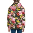 thumbnail image 6 of Naloa Cute Pigs Sunflower Teenage Zipper Hoodie, Long Sleeve Zip Up Hoodies Casual Jackets Tops for 7-12 Years-Small, 6 of 6