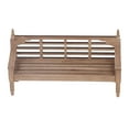 thumbnail image 2 of 1:12 Doll Accessories Miniature Garden Bench Unpainted Miniature Wooden Park Bench Doll Accessories, 2 of 3