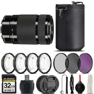 Sony 55-210mm Zoom E-Mount Lens Black (SEL55210/B) + 64GB Ultimate
