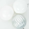 thumbnail image 3 of vidaXL Christmas Bauble Set 4 pcs White XXL, 3 of 3