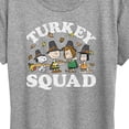thumbnail image 3 of Peanuts - Turkey Squad - Women's Short Sleeve Graphic T-Shirt, 3 of 6