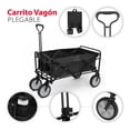 thumbnail image 2 of Carrito Vagón Multifuncional Plegable Compacto Negro AEIOU, 2 of 5
