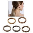 thumbnail image 2 of Osdhezcn Set of 5pcs Leopard Pattern Cloth Hair Rope Lightweight Construction High String Head Accessories Compact Carry Item, 2 of 20