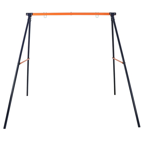 Zeny Metal Swing Stand Web Tree Swing Frame Extra Large Heavy Duty All Steel All Weather A Frame Set 72 Height 87 Length Fits For Most Swings Fun For Kids Walmart Com
