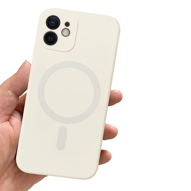 Magsafe Funda De Silicona Para iPhone 11 12 Mini Pro Max Ultrafina A Prueba De Golpes Protección De Cámara Suave Cubierta Trasera Casos