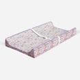 thumbnail image 3 of Bacati - Muslin Quilted Changing Pad Cover, Jungle Safari Lilac/Coral, 3 of 9