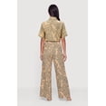 thumbnail image 4 of Women's Tropical Leaf Print Crepe Knit Wide Leg Pants, 4 of 4