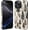 Forest Natural Pine Trees, variant on Magnetic Case for iPhone 15 | Compatible with Magsafe Shockproof Hard Shell + Soft Silicone, Anti-Slip Grip & Drop Protection | Colorful Neon Bubbles