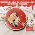 thumbnail image 4 of Donut Brown Dog Cone Collar,Soft Cone Collar for Dogs After Surgery for Large Medium Small Dogs,Pet Inflatable Collar Protective Recovery Donut Collar, M (Neck:9"-12"), 4 of 8