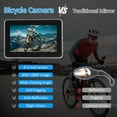 thumbnail image 5 of Handlebar Bike Mirror Bicycle Rear View Camera with 4.3 in Screen Night Vision Function 150°Wide View Adjustable Bracket,1 x monitor 1 x camera 1 x charging cable,Black, 5 of 5
