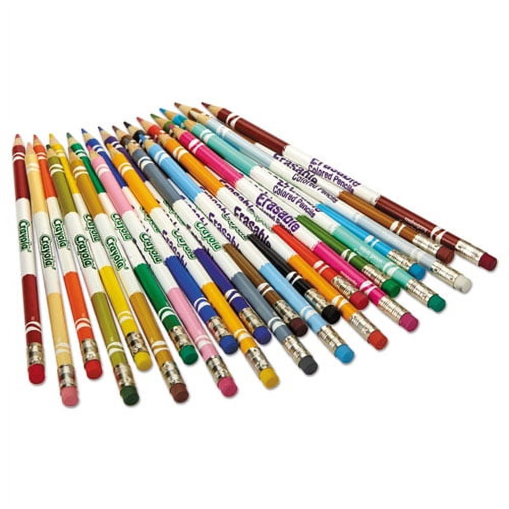 Crayola Short Erasable Colored Pencil, 1 Pack of 2 Piece