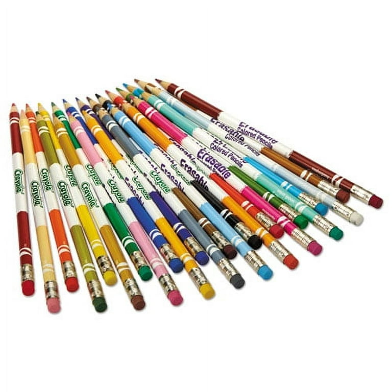 Long-Length Colored Pencil Set, 3.3 mm, 2B, Assorted Lead and Barrel Colors,  100/Pack