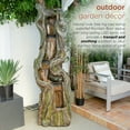 thumbnail image 3 of Alpine Corporation Tree Trunk Water Fountain with LED Lights, 3 of 12