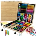 thumbnail image 3 of KINSPORY 260 Pack Drawing Painting Colouring Art Set, Deluxe Wooden Art Supplies Crafts, Gift for Artist Beginners Kids Girls Boys, 3 of 7