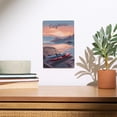 thumbnail image 2 of California, Glassy Sunrise, Kayak Birch Wood Wall Sign (6x9 Rustic Home Decor, Ready to Hang Art), 2 of 5