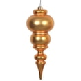 thumbnail image 1 of Vickerman N150630DMV Vickerman 14" Antique Gold Matte Finial Christmas Ornament, 1 of 2