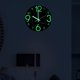 thumbnail image 1 of Reloj de pared perfecl luminoso de mármol de imitación 30cm silencioso decoración para hogar gris, 1 of 8