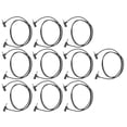 thumbnail image 3 of 10 Sets Banana Plug Test, Banana Test Wire Banana Test Cable Stackable Multimeter Test 4mm AC 30V DC 60V for Electronic Repair, 3 of 7