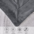 thumbnail image 6 of Double-Sided Lamb Fleece Blanket Coral Velvet + Fleece, Thick Warm Childs Winter Blanket – Machine Washable Plush Throw for Bed Couch Cold Night Comfort, 6 of 6