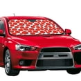 thumbnail image 2 of Kdxio Hand Drawn Tomatoes Print Front Windshield Sun Shade,Folding Auto Sunshade for Car Truck SUV-, 2 of 7