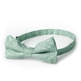 thumbnail image 2 of Jacob Alexander Men's Floral Pre-tied Adjustable Banded Bow Tie - Dusty Sage, 2 of 6