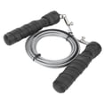 thumbnail image 2 of Fitness Rope Skipping,Steel Wire Black Adults Bearing Rope Skipping Adjustable Rope Skipping Class Leading Features, 2 of 9