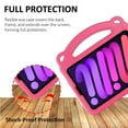 thumbnail image 3 of KidsProof Case for iPad Mini 6 2021, Allytech Lightweight Case with Pencil Holder Shock Proof Handle Friendly Convertible Stand Panda Pattern Case for iPad Mini 8.3" 6th Gen 2021, Rose, 3 of 7