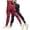 Red, variant on 2Pcs High Waist Leggings for Women, Butt Lifting Tummy Control Compression Workout Sports Yoga Pants with Pockets