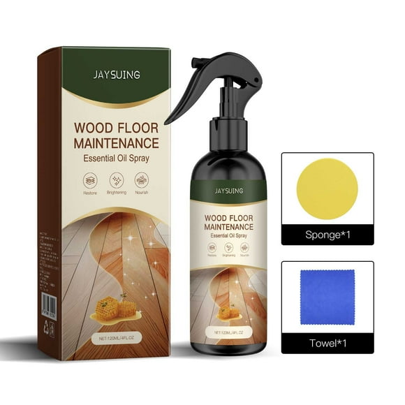 TopLLC Tools, Wood Floor Maintenance Oil Spray Moisturizing Cleaning Wood Grain Bright Wood Floor Maintenance Spray 120ml Floor Care Essential Spray