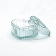 thumbnail image 2 of FacoFaco Heart Shape Glass Jewelry Box Jewelry Organizer for Women Girls , Light-Green, 2 of 7