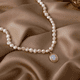 thumbnail image 3 of Collar De Perlas Naturales Cultivadas Para Mujer Elegante Gargantilla Dama Regalo Xtellar blanco, 3 of 3