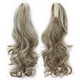 thumbnail image 4 of Sego Long Thick Claw Ponytail Hair Extension Synthetic Curly Real Hair Piece Big Wave Clip in Hair Extensions For Women, 4 of 10