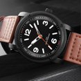 thumbnail image 3 of Fashion Minimalist Quartz Watch For Men 30m Waterproof Round Dial Wrist Watch, 3 of 5