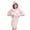 Rose Gold, variant on REDARER Kids' Satin Hooded Bathrobe Champagne Silk Kimono Robe with Belt for Boys & Girls, Soft Sleepwear & Loungewear,6-7 Years