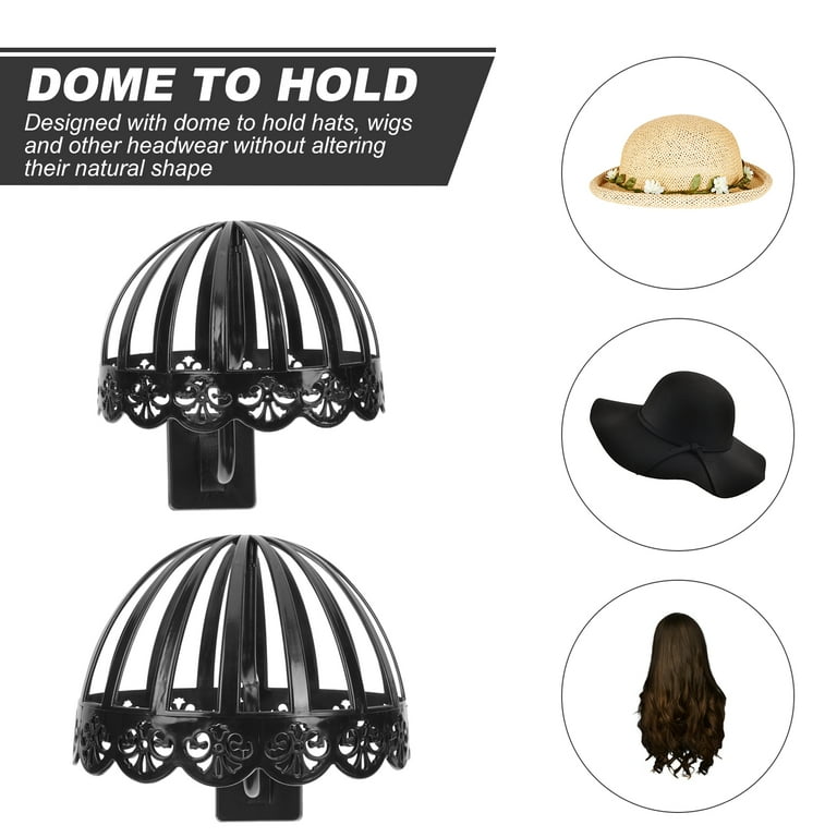 2Pcs Kids Hat Display Rack Wall Mount Hat Stand Caps Display Holder Hat Storage Racks
