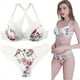 thumbnail image 4 of Conjunto de sujetador de espalda hermosa de gran tamaño Conjunto de ropa interior francesa de encaje sexy estampado para mujer, 4 of 5