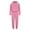 Pink winter 2 piece sets, variant on Usmixi Womens Sweatsuits Set Cropped Hoodies 2 Piece Sets for Women Sports Hooded Sweatshirt and Jogger Sweatpant Tracksuits Set Casual Solid Lounge Matching Set with Pocket Fall Saving