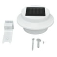 thumbnail image 2 of Solar Gutter Lights, Solar Powered Stair Lights 3 LED Wiring Free Installation Waterproof Long Battery Life Environmental Protection  For Garden, 2 of 8