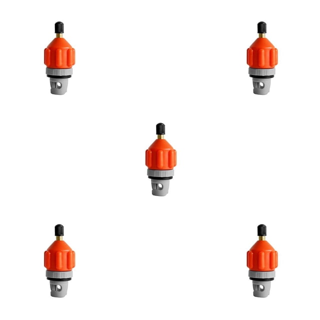 Eigraketly Adaptador de válvula de aire, convertidores de inflación profesionales, parte de bote inflable, componente conector convertidor de Type2 NO2