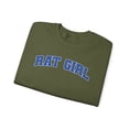 thumbnail image 3 of Rat Girl Sweatshirt Gifts Crew Neck Shirt Long Sleeve Unisex, 3 of 5