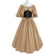 thumbnail image 4 of Vestidos Para Mujer, Vestido Retro Vintage, Cuello Redondo, Manga Acampanada, Hombros Descubiertos, Medieval Con Corsé, Vestido de Baile de Retazos Odeerbi ODB183948, 4 of 6