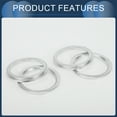 thumbnail image 4 of Unique Bargains Hub Centric Rings, 64.1mm ID to 82mm OD Vehicle Wheel Hubrings Aluminum Alloy, 4 Pcs, 4 of 6