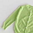 thumbnail image 6 of Green Children Boy Girl Casual Long Sleeve Jacket Outfit for Kid Sweater Sun Sun Protection Vintage Goddess Crochet Knit Cardigan Winter Fall Jacket 2026 2 Years, 6 of 7