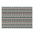 thumbnail image 1 of Nordic Cutting Board, Scandinavian Style Norwegian Ornamental Winter Motif Silhouettes Traditional, Decorative Tempered Glass Cutting and Serving Board, Small Size, Ruby Black White, by Ambesonne, 1 of 1