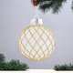 thumbnail image 4 of Kearding 9x Juego de adornos navideños destrozados Adornos para árboles de Navidad con brillo y brillo Kits de decoración para fiestas Estilo 1, 4 of 6