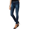 thumbnail image 2 of GUESS Jeans para Mujer Whiskering Skinny Fit, Azul, 24 Regular Guess Ceñido, 2 of 2
