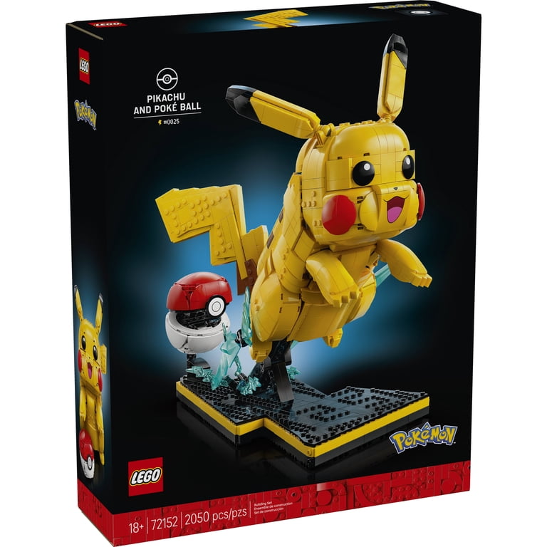 LEGO Pokémon Pikachu and Poké Ball - Collectible Building Sets for