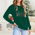 thumbnail image 7 of Christmas Tree Sweatshirts Women Pine Tree Print Shirts Nature Lover Gift Casual Tee Long Sleeve Xmas Pullover, 7 of 7